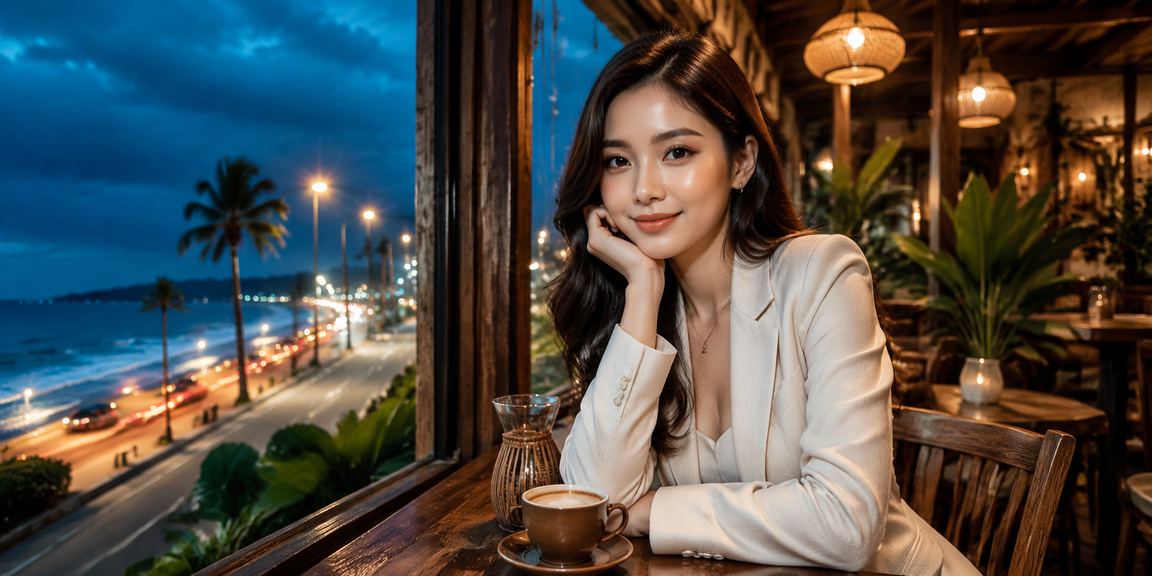 Người dùng Mũi Né kiểm tra mã voucher casino trong quán cà phê