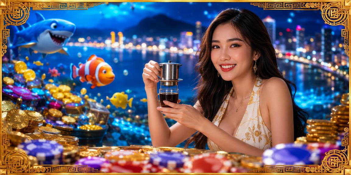 Người dùng Quy Nhơn xem chiến lược cá cược trong quán cà phê buổi sáng